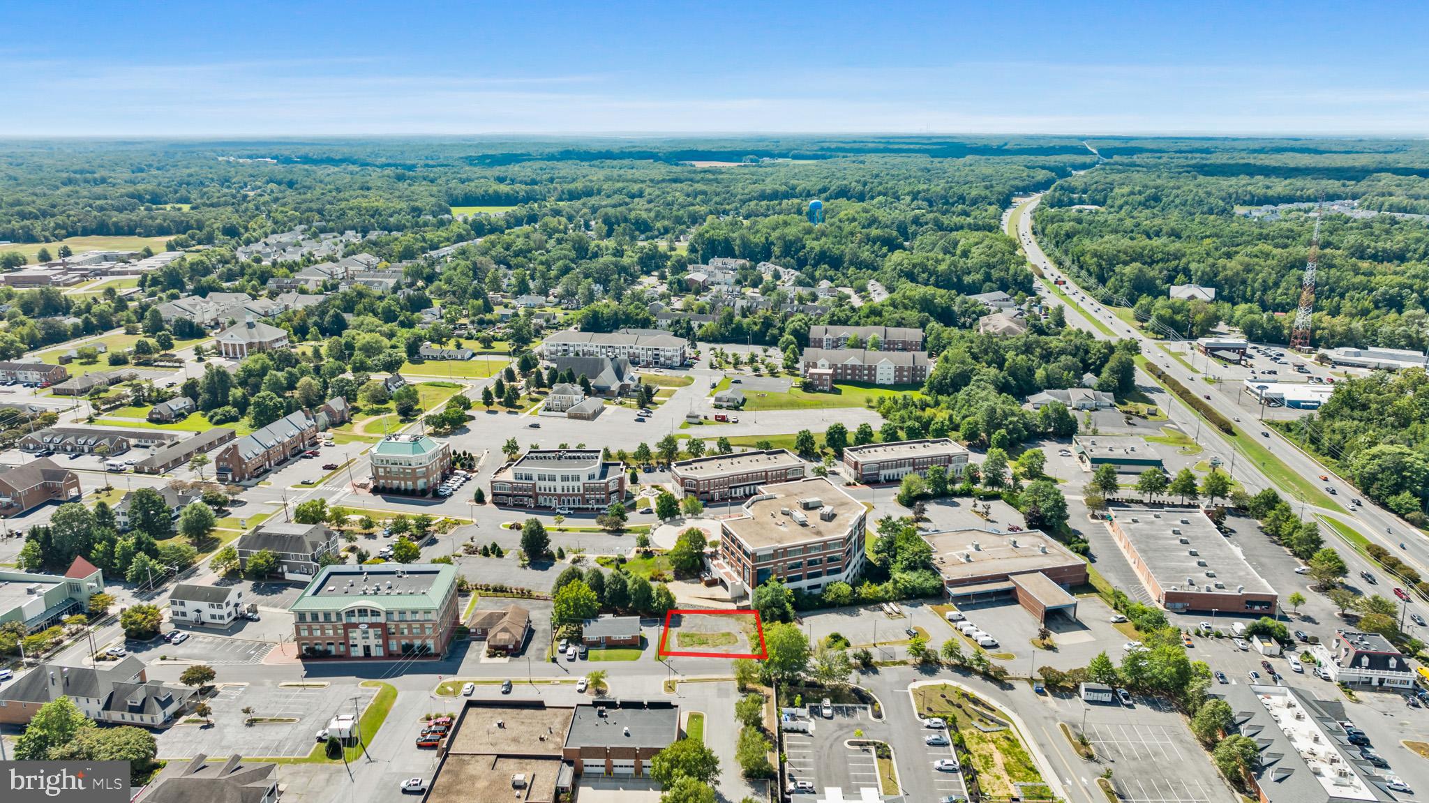 107 Howard Street La Plata, MD 20646 - Photo 10 of 15 an aerial view of a city with lots of residential buildings