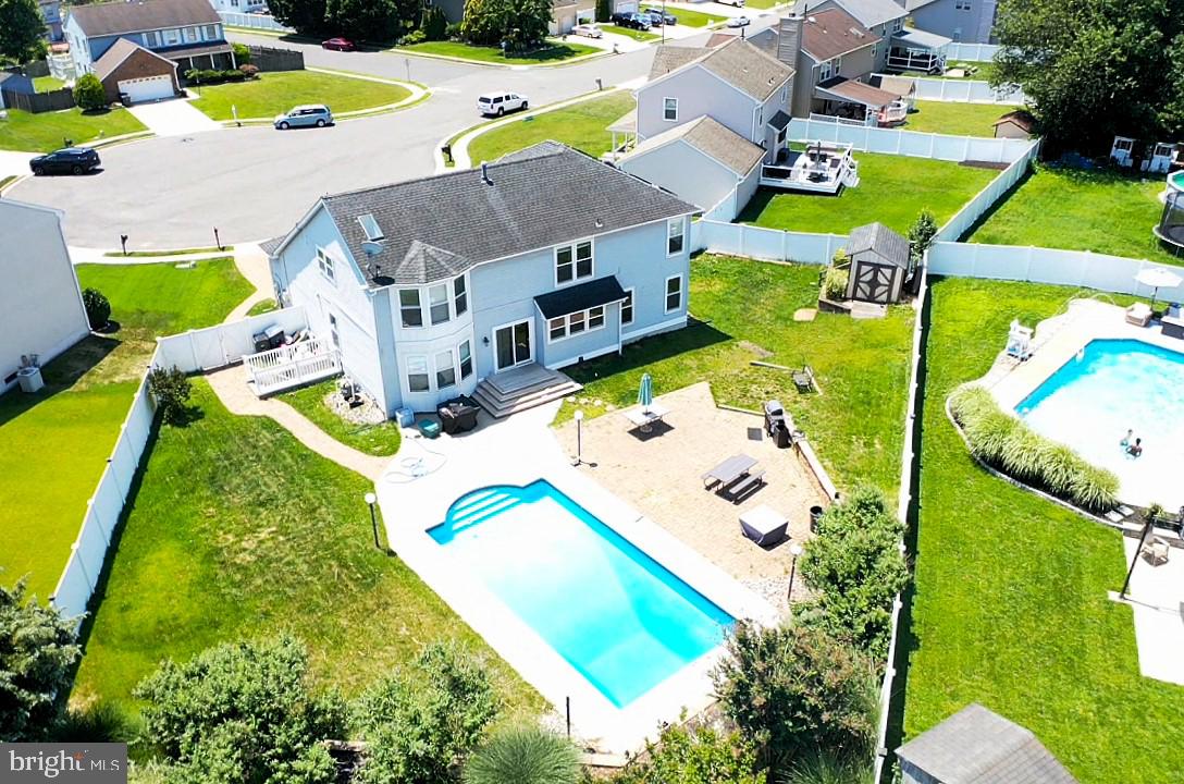 181 Aberdeen Road Williamstown, NJ 08094 - Photo 27 of 29 an aerial view of a house with a swimming pool yard and outdoor seating