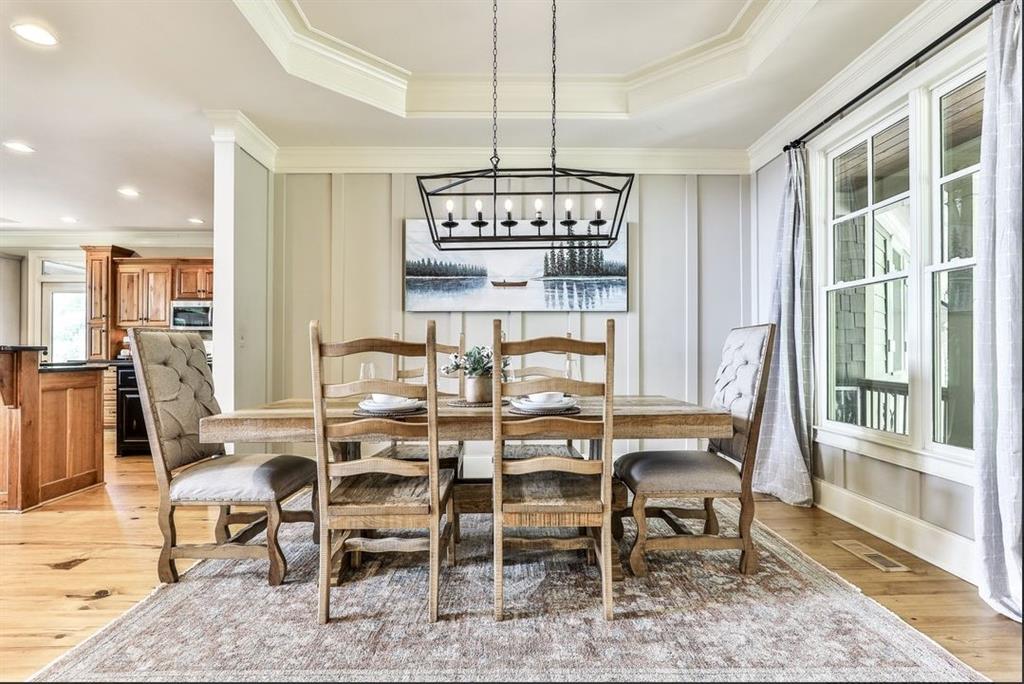 43 Toland Way Big Canoe, GA 30143 - Photo 14 of 50 a view of a dining room with furniture window and outside view