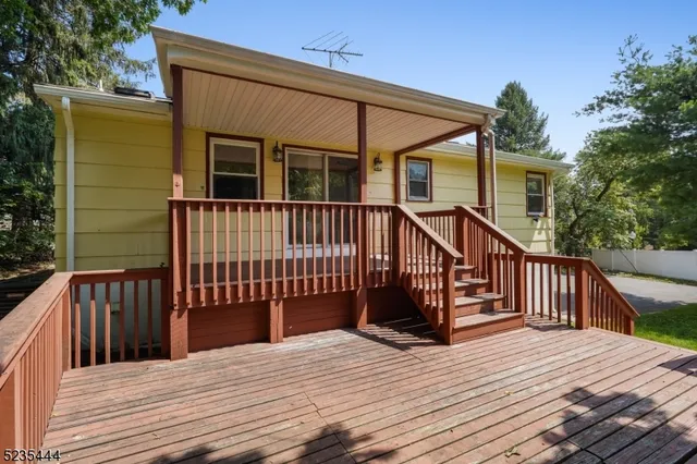 a view of a house on deck