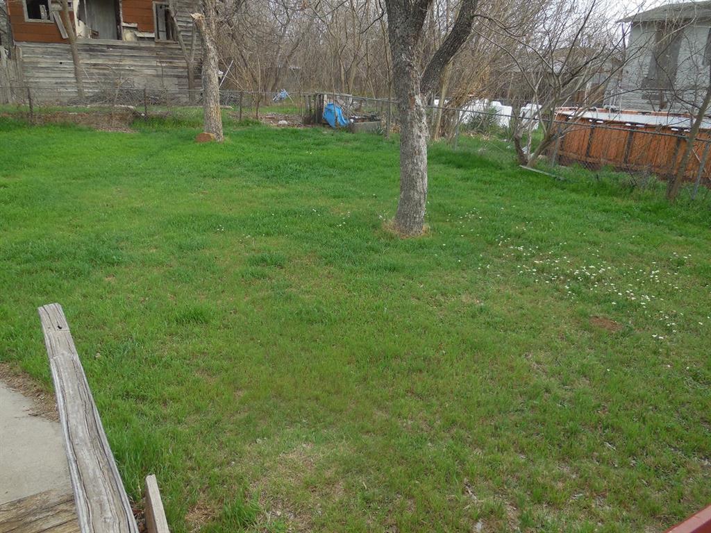 910 Sinclair Street Ranger, TX 76470 - Photo 11 of 21 a view of a backyard with large trees