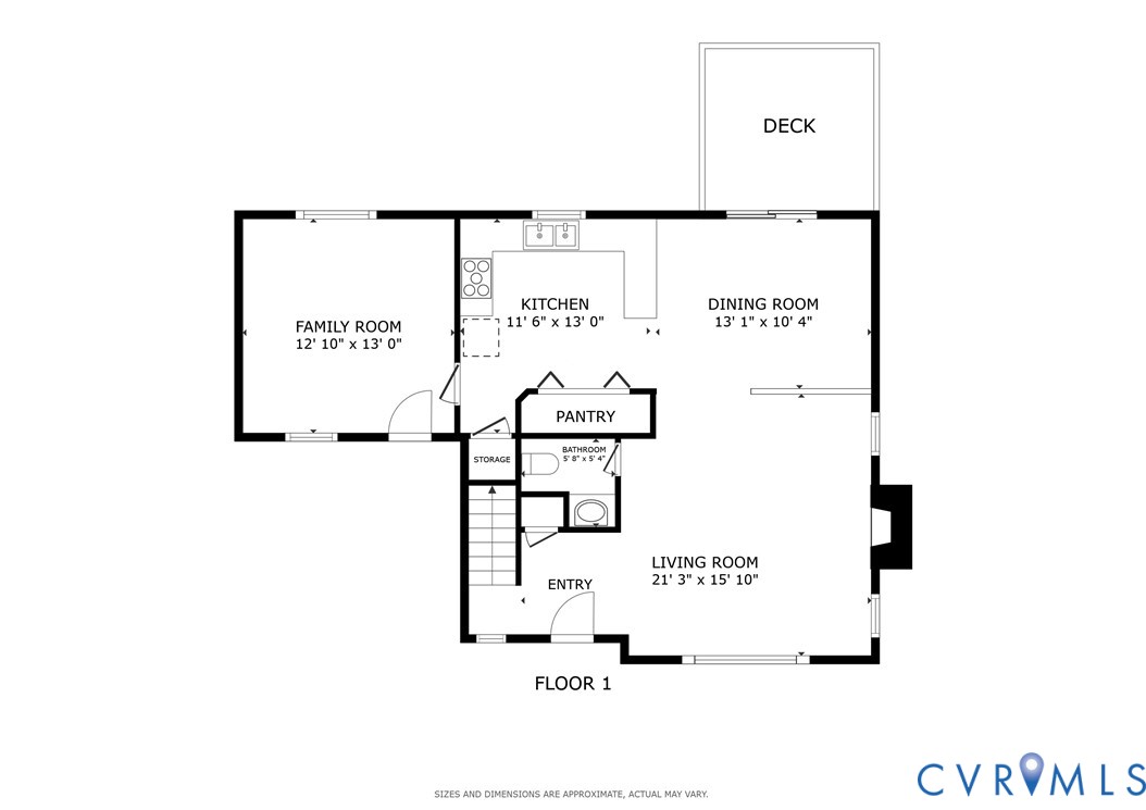 247 Tranquility Drive Ruther Glen, VA 22546 - Photo 48 of 50 a picture of a floor plan