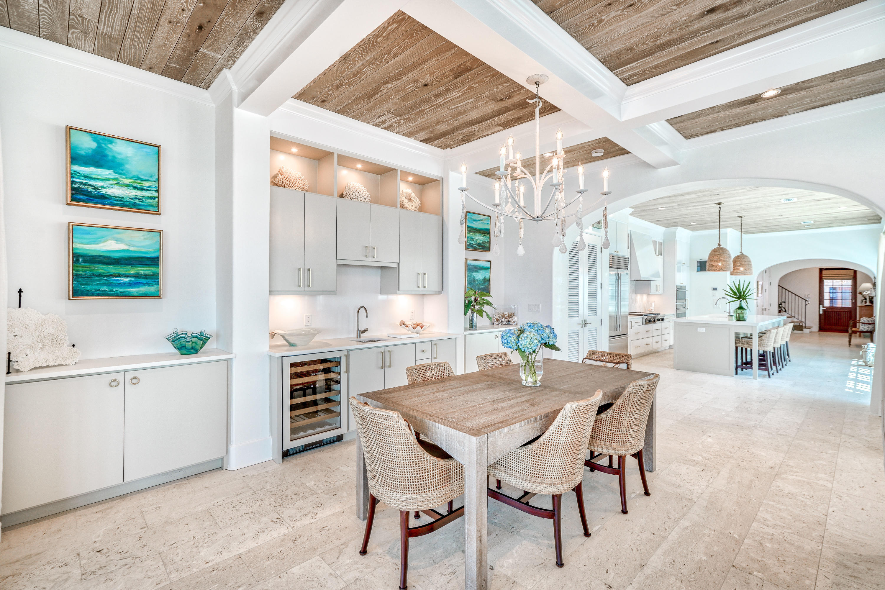 153 Pelican Cir Inlet Beach, Unit A Inlet Beach, FL 32461 - Photo 20 of 94 a view of a dining room with furniture and window