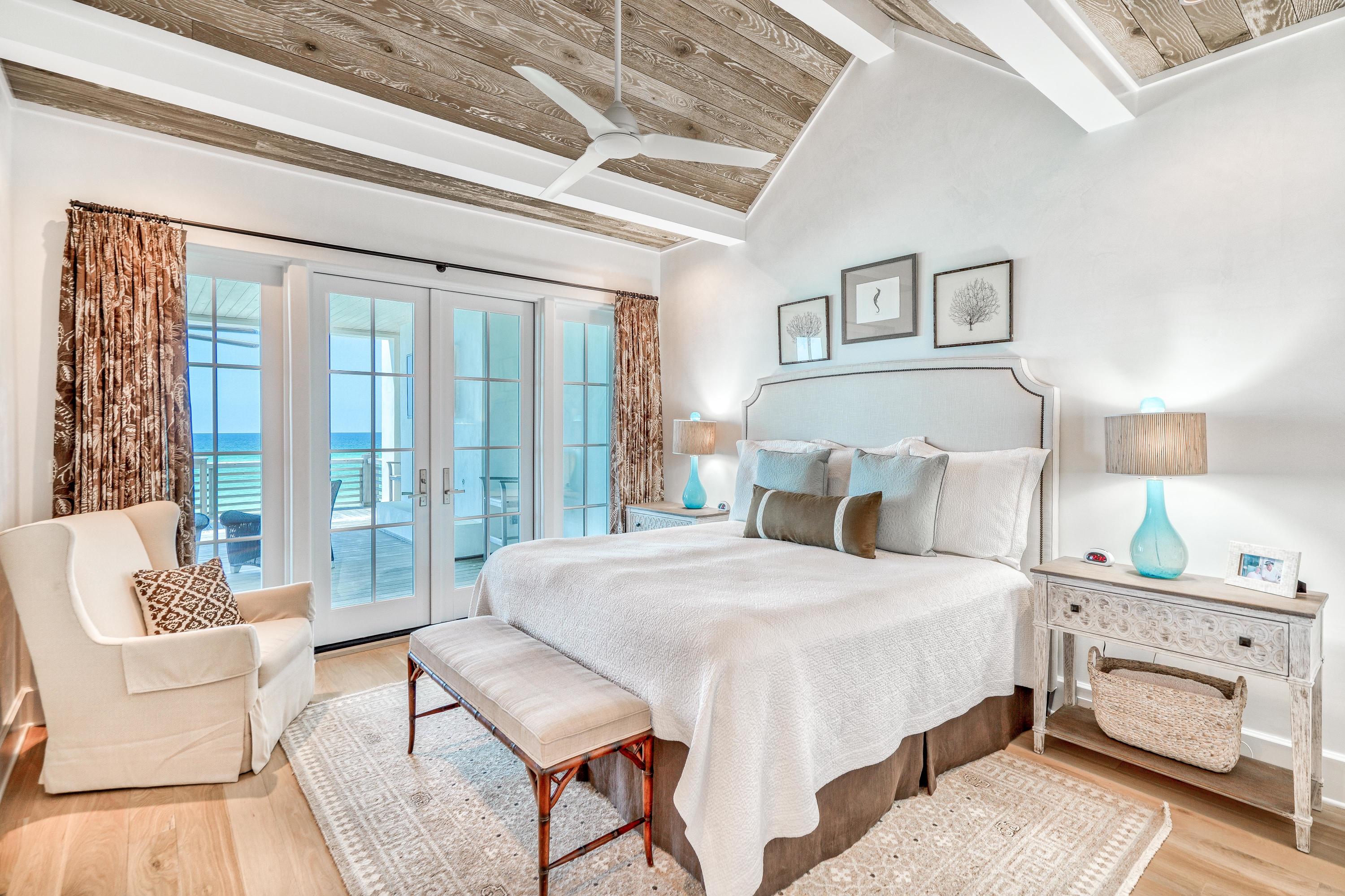 153 Pelican Cir Inlet Beach, Unit A Inlet Beach, FL 32461 - Photo 65 of 94 a bedroom with a bed and a couch