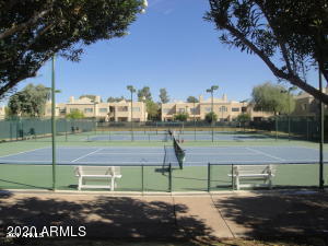 7272 East Gainey Ranch Road, Unit 114 Scottsdale, AZ 85258 - Photo 66 of 70 8 LIGHTED TENNIS COURTS