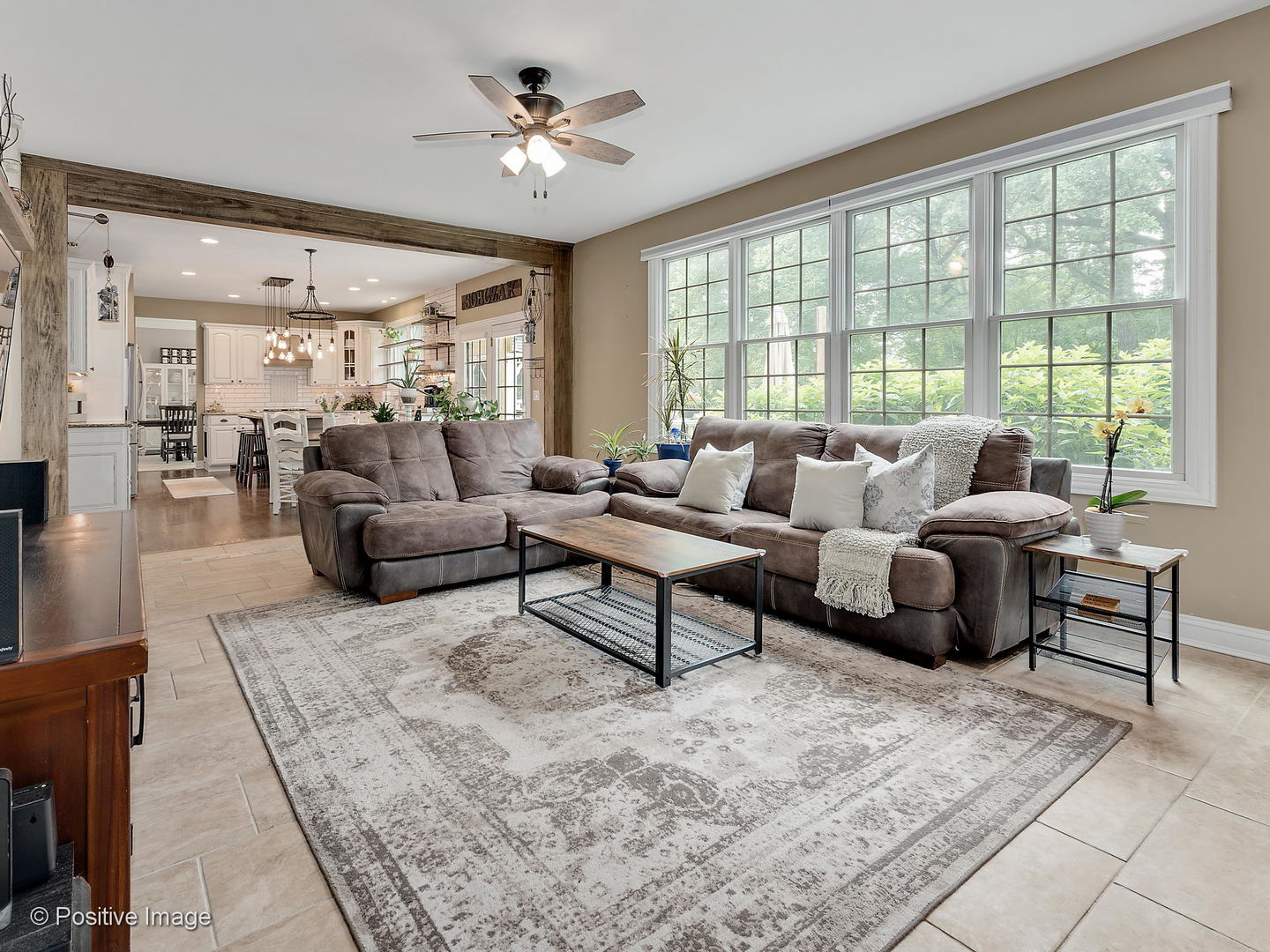 27W617 Garys Mill Road Winfield, IL 60190 - Photo 13 of 35 a living room with furniture and a large window