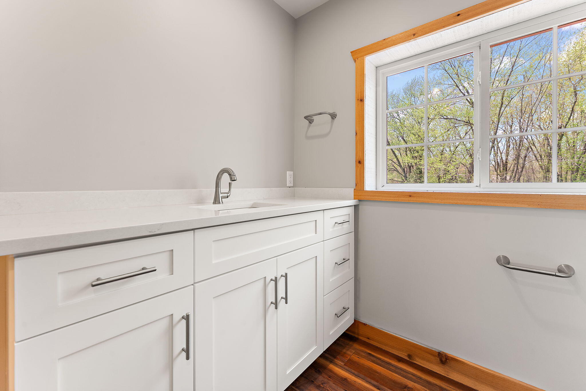 6631 Beach Street Knox, IN 46534 - Photo 28 of 41 a kitchen with a sink and a window