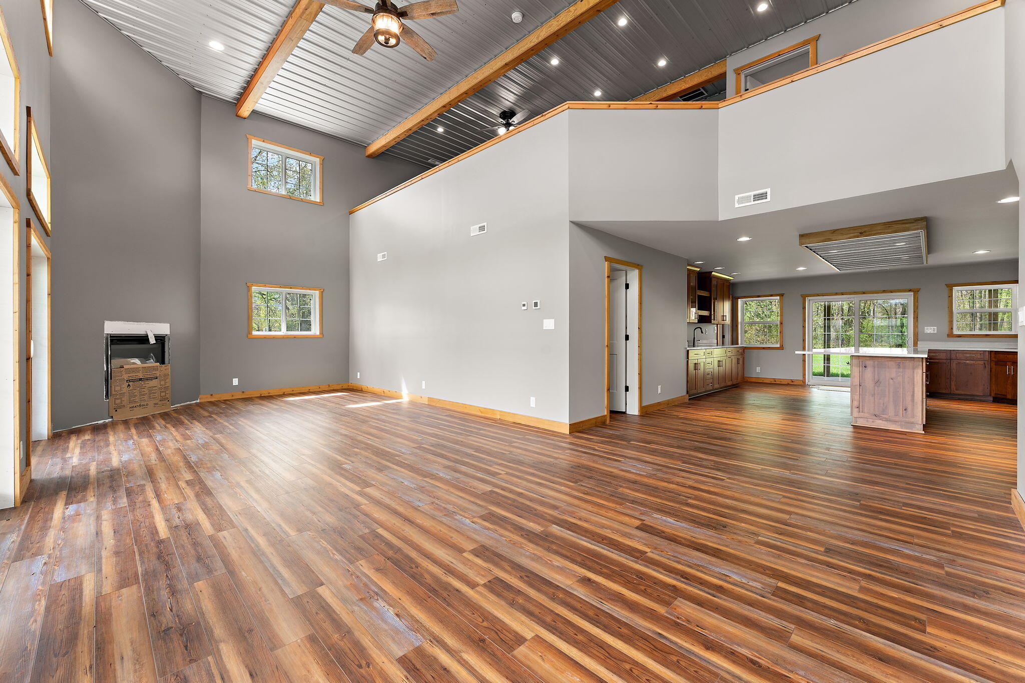 6631 Beach Street Knox, IN 46534 - Photo 8 of 41 a view of a livingroom with wooden floor