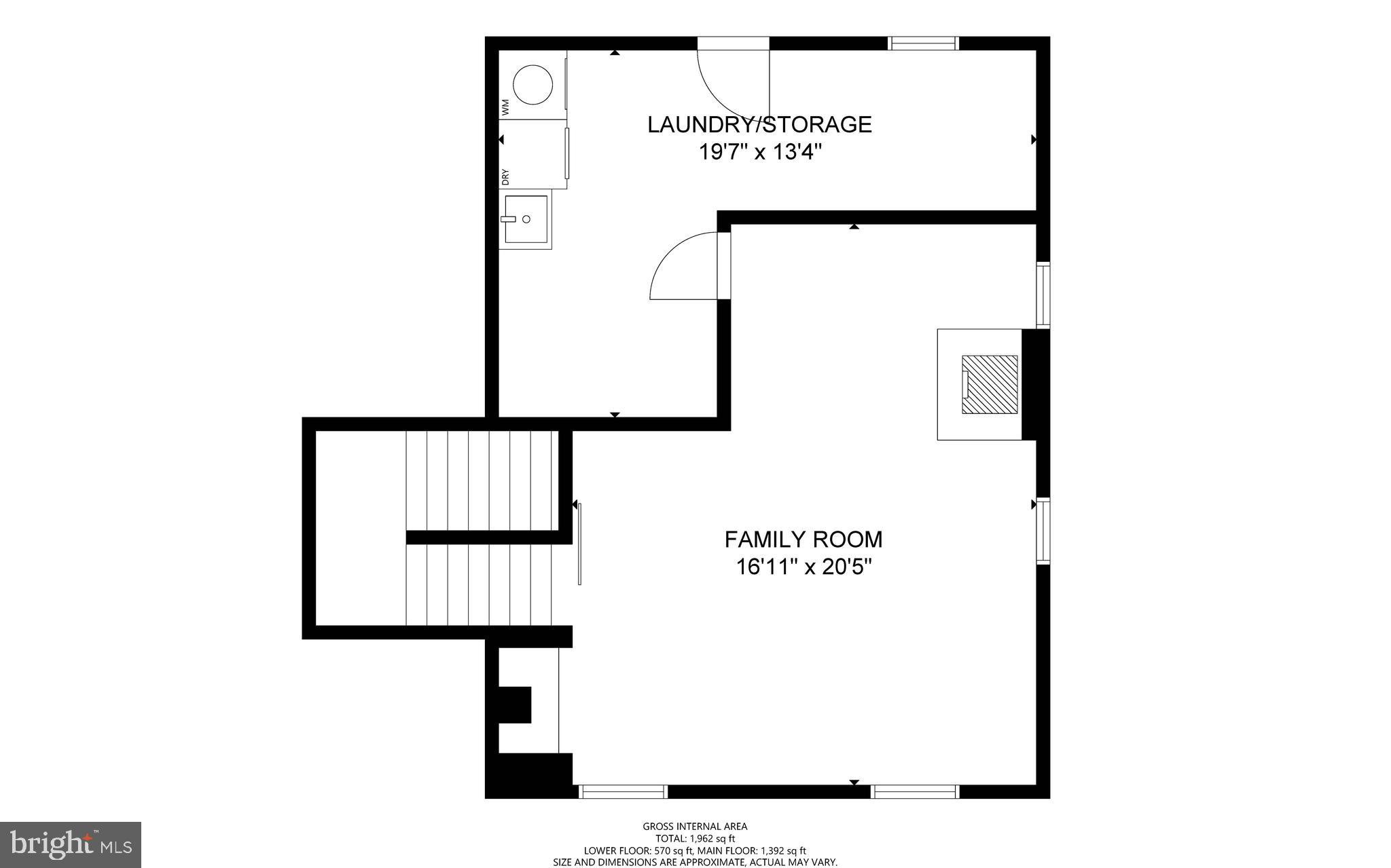 12840 Littleton Street Silver Spring, MD 20906 - Photo 32 of 33 Lower Level Floor Plan