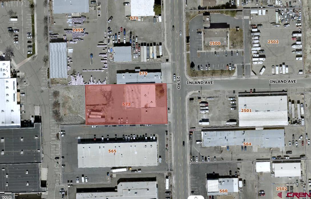 573 25 Road Grand Junction, CO 81505 - Photo 4 of 6 an aerial view of residential houses with outdoor space