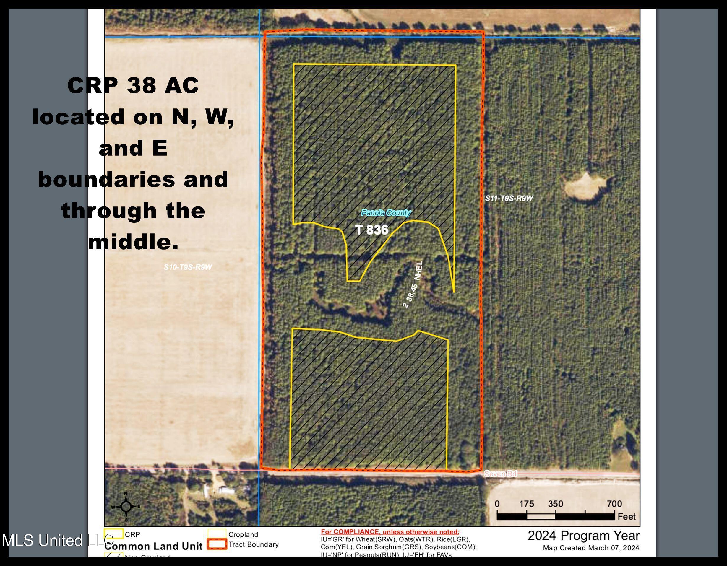 1111 Seven Road Batesville, MS 38606 - Photo 5 of 105 CRP map - 38 AC