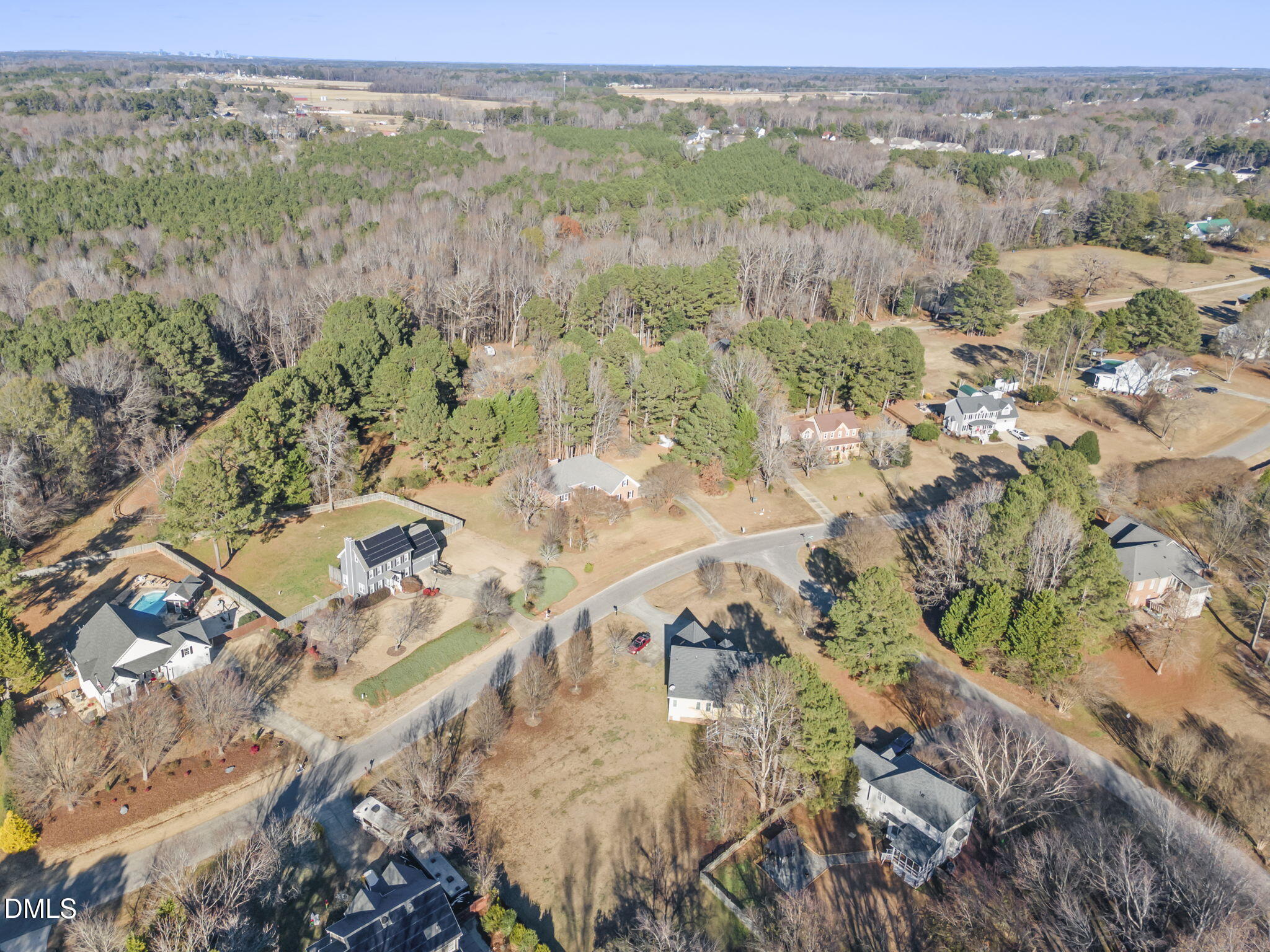912 Broadhaven Drive Raleigh, NC 27603 - Photo 50 of 53 an aerial view of a house with a yard