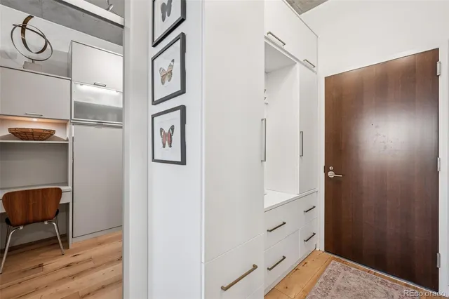 a view of storage and utility room