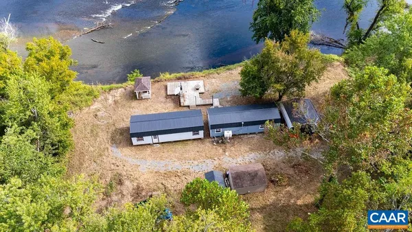 a backyard of a house