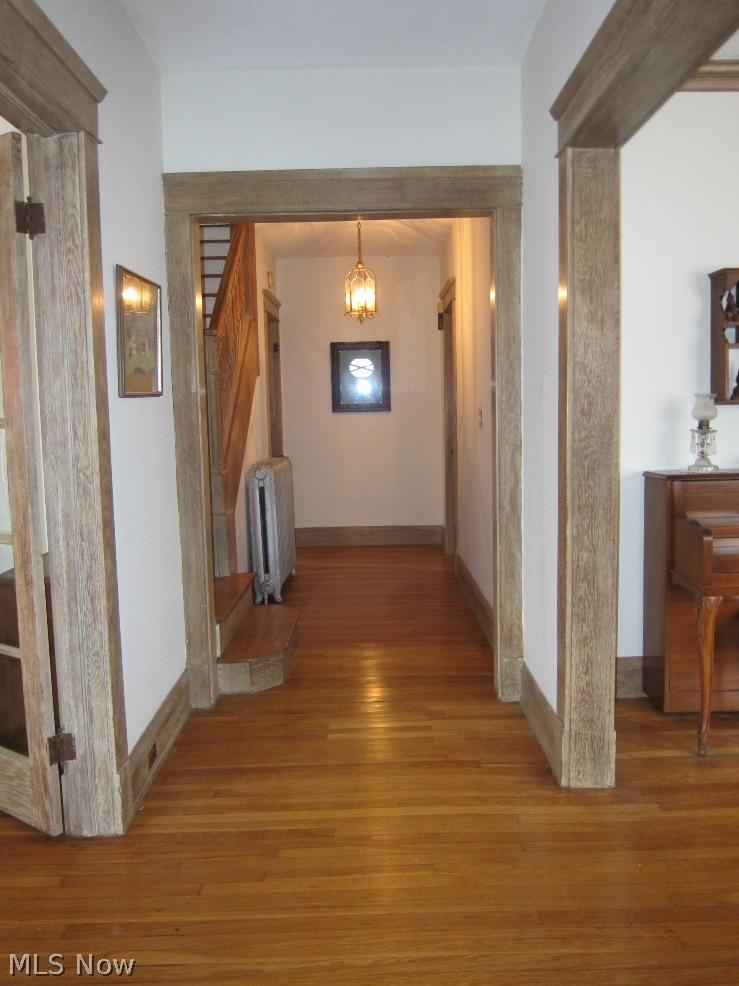 1808 Radnor Road Cleveland, OH 44118 - Photo 2 of 24 Center Hall Entry. Note the hardwood floors and natural woodwork.