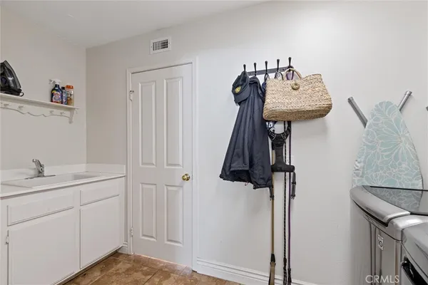 a view of a bathroom with a sink