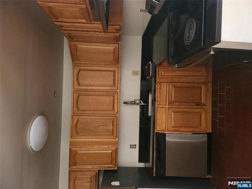 840 River Road, Unit B2 Edgewater, NJ 07020 - Photo 12 of 13 a kitchen with a sink and cabinets