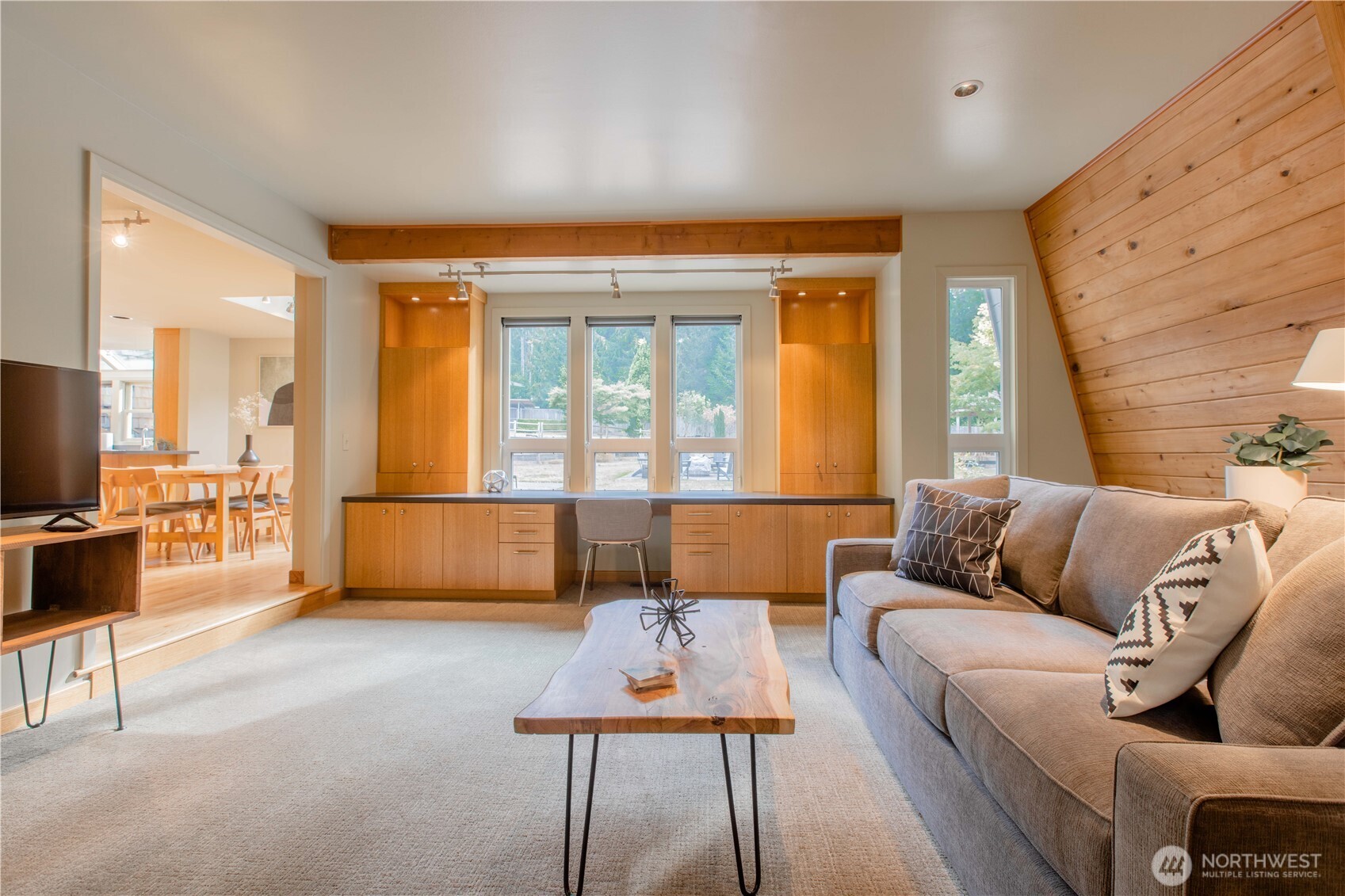123 Hiline Road Bellingham, WA 98229 - Photo 14 of 40 a living room with furniture and a large window