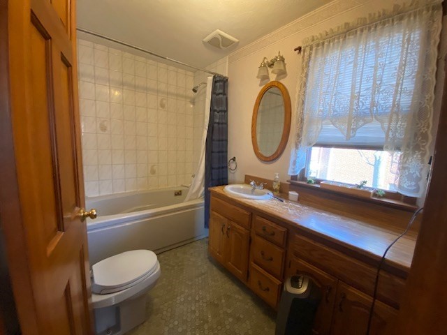 248 Shute Street Everett, MA 02149 - Photo 20 of 35 a bathroom with a granite countertop toilet sink and mirror