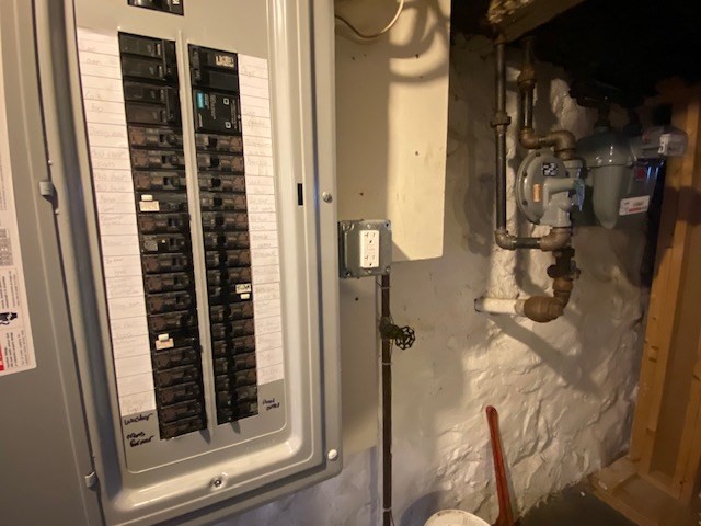 248 Shute Street Everett, MA 02149 - Photo 26 of 35 a bathroom with a glass shower door