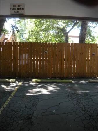 a backyard of a house