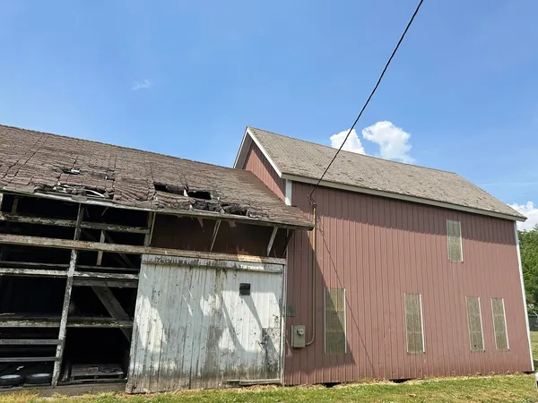 a view of a house with a window