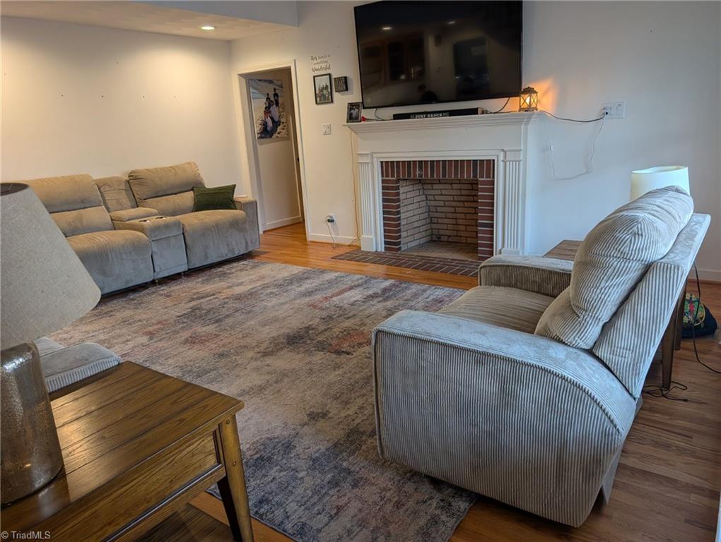 1565 Old Rockford Road Dobson, NC 27017 - Photo 6 of 48 Cozy wood burning fireplace