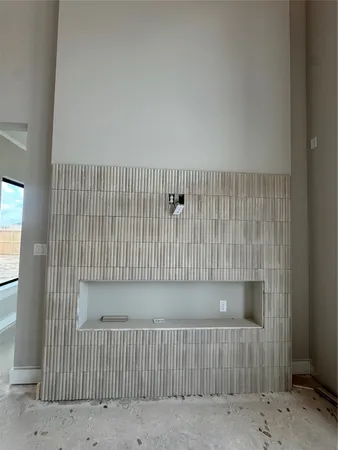 a close up of a white wall