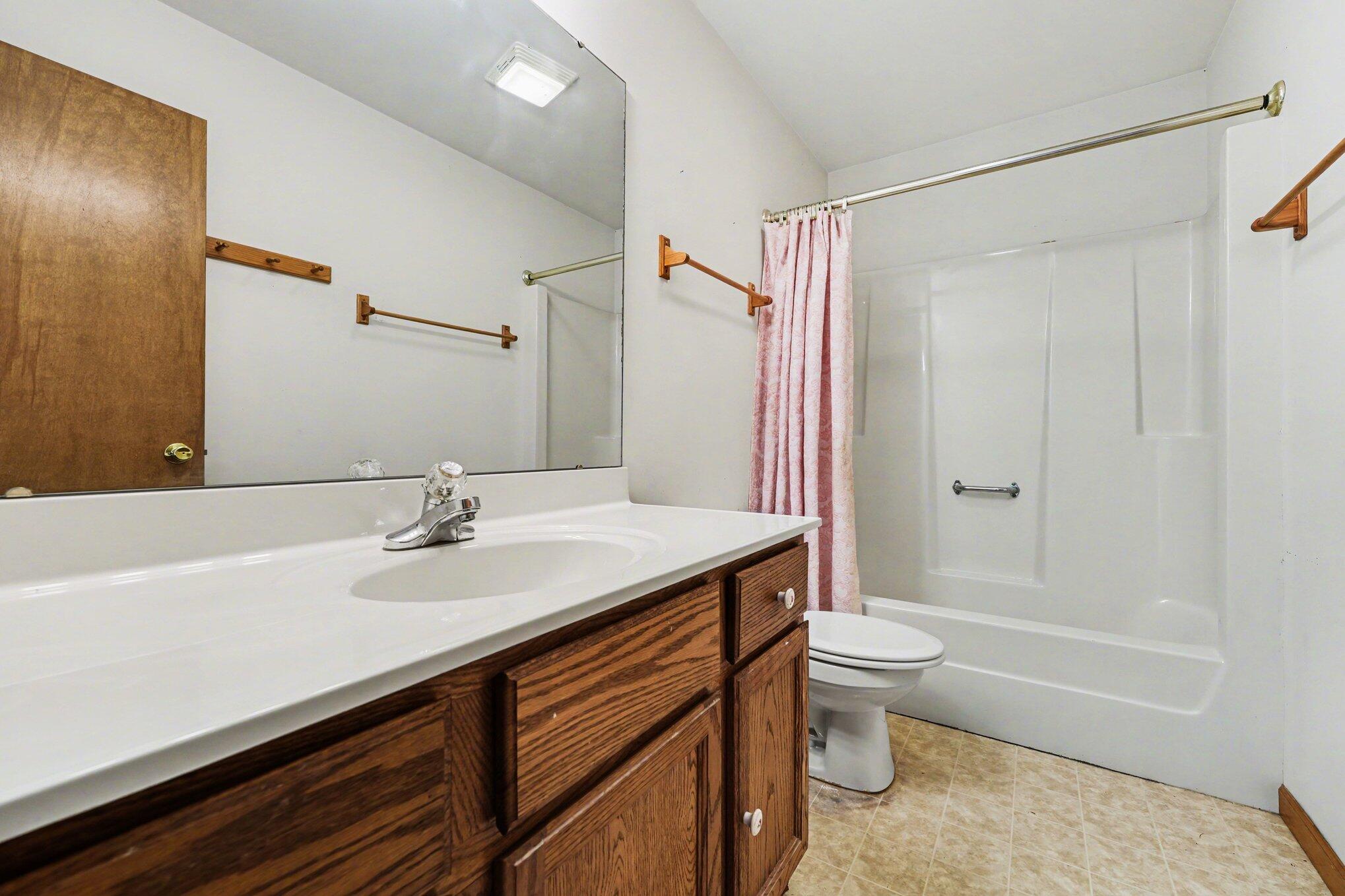 950 Blue Jay Way Dyer, IN 46311 - Photo 11 of 21 a bathroom with a sink a toilet and shower