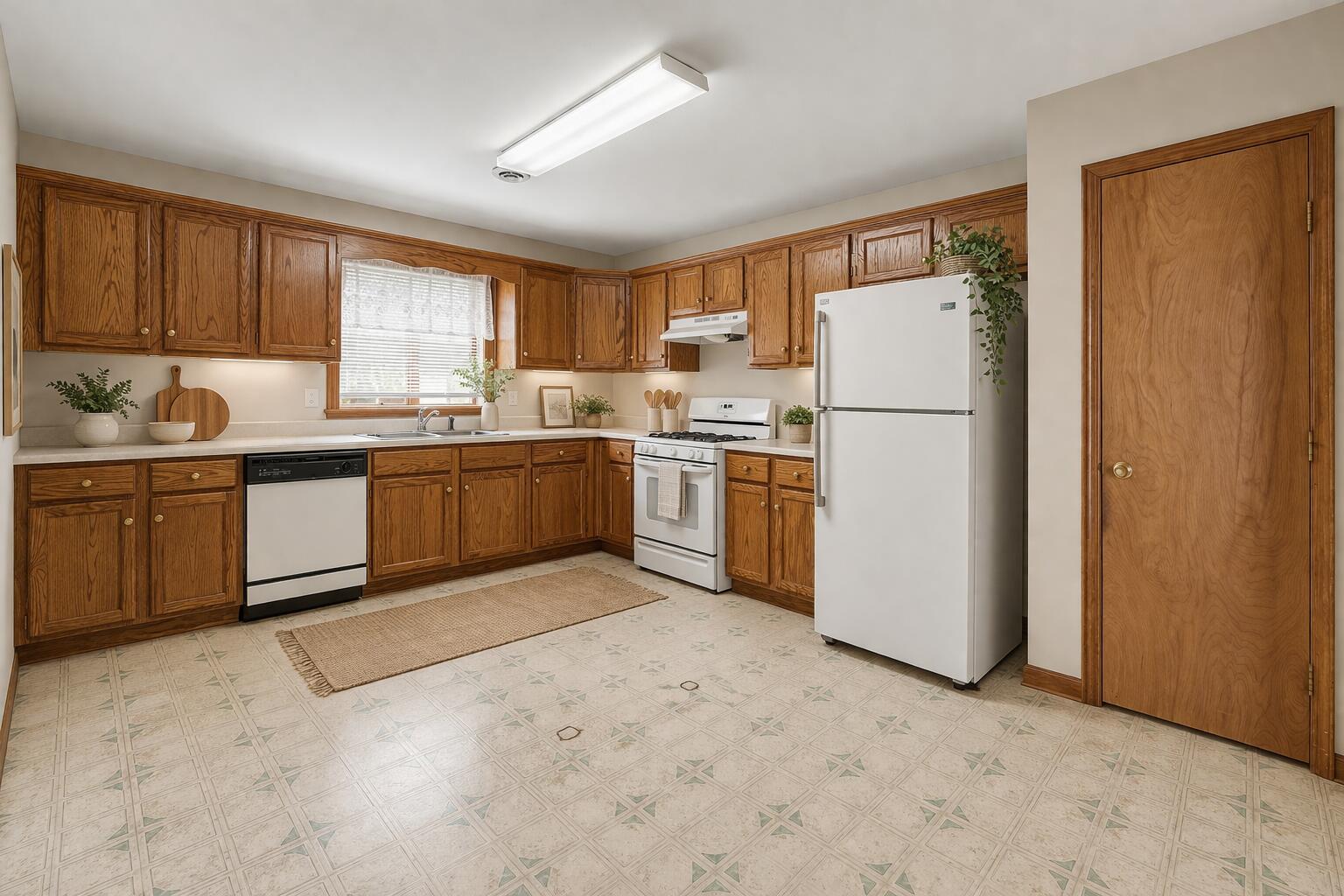 950 Blue Jay Way Dyer, IN 46311 - Photo 7 of 21 a kitchen with stainless steel appliances granite countertop a refrigerator a sink a stove and a refrigerator