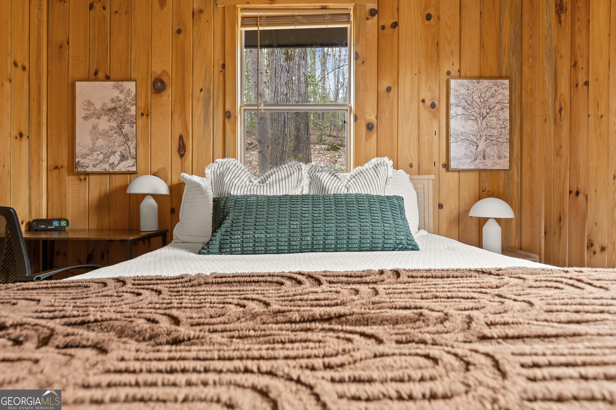 222 Icy Lane Blue Ridge, GA 30513 - Photo 21 of 37 a bedroom with a bed and a window