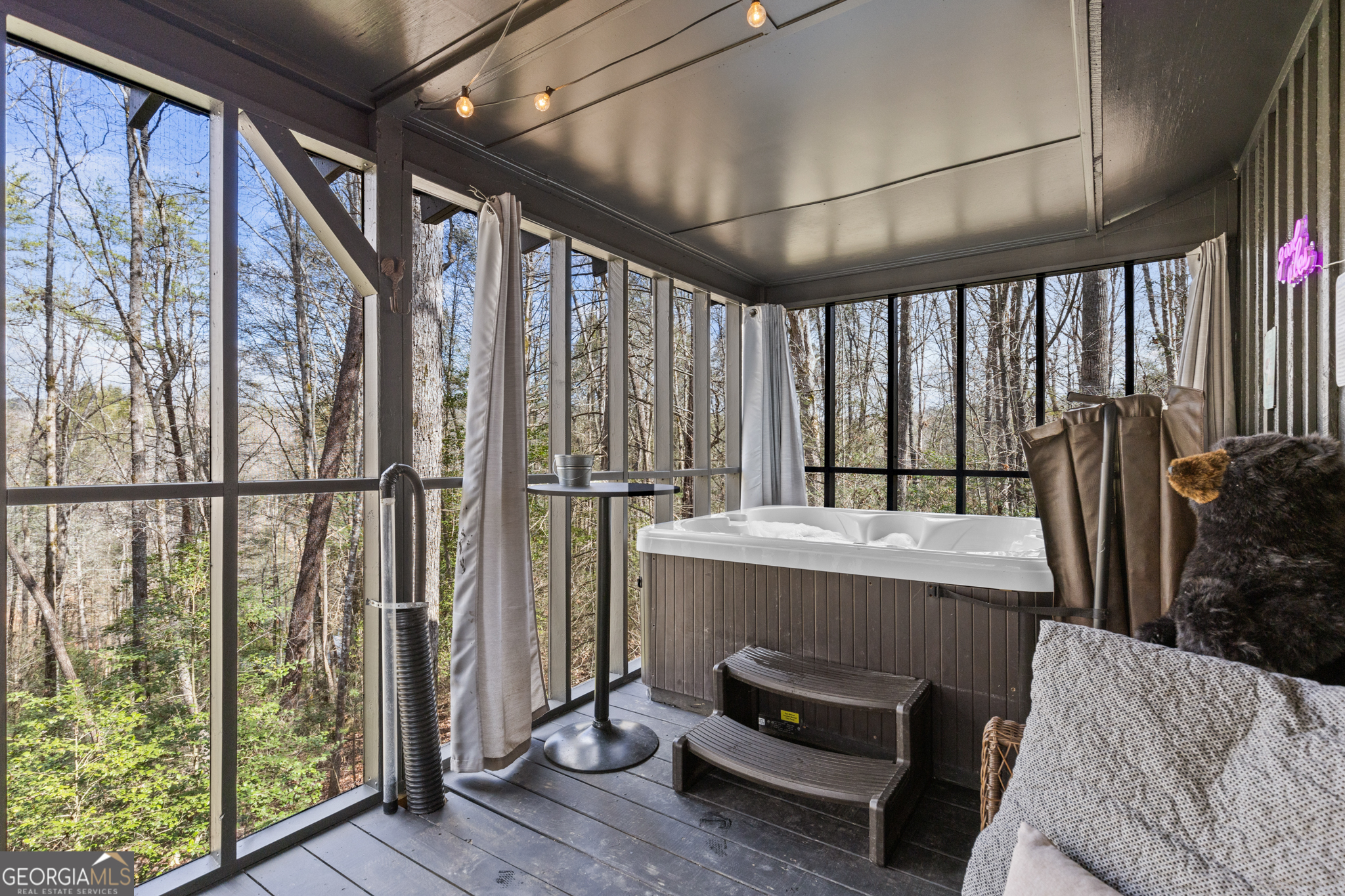 222 Icy Lane Blue Ridge, GA 30513 - Photo 32 of 37 a view of a furniture and wooden floor