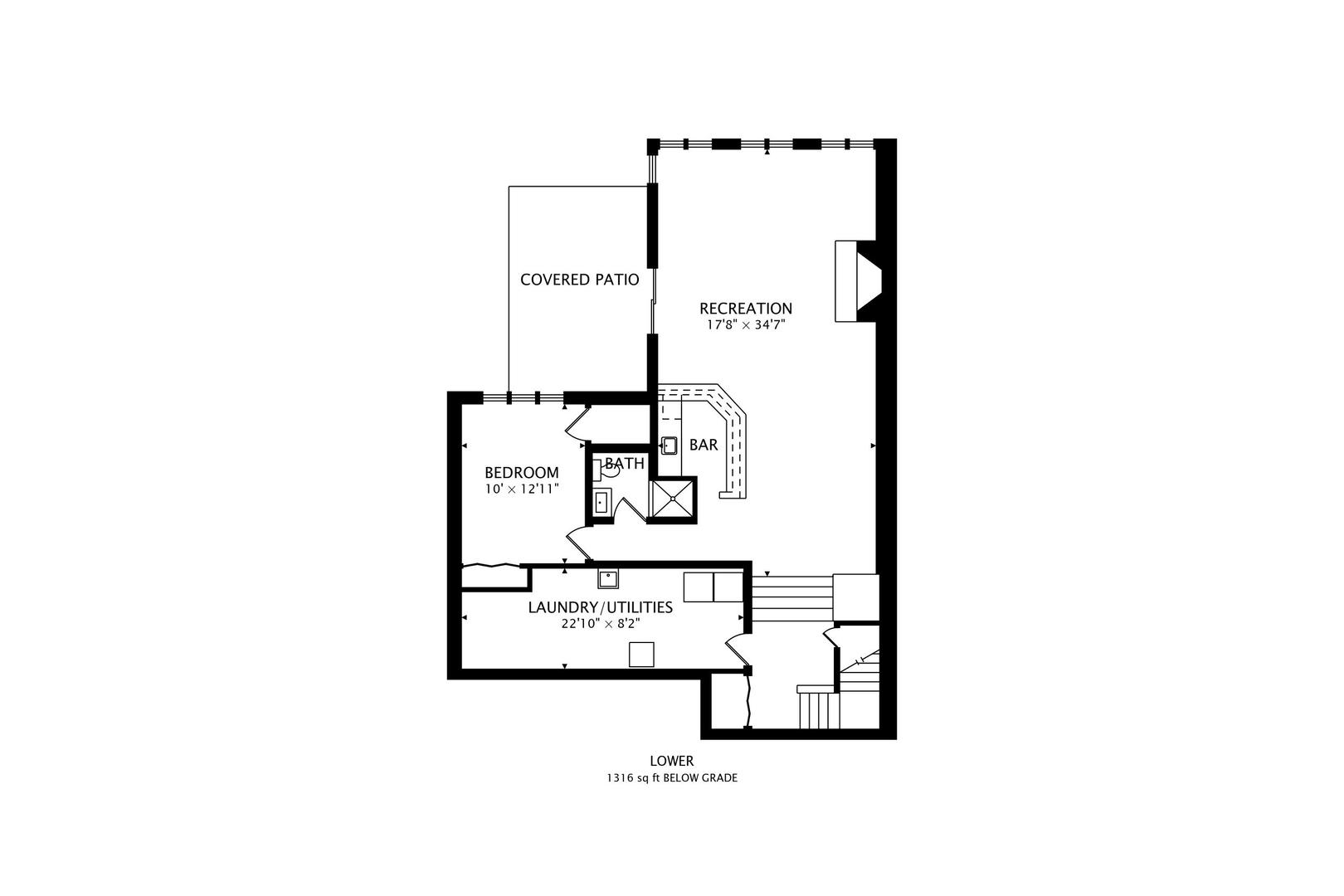 22 Rodeo Drive Burr Ridge, IL 60527 - Photo 46 of 46 a picture of a bench in a white building