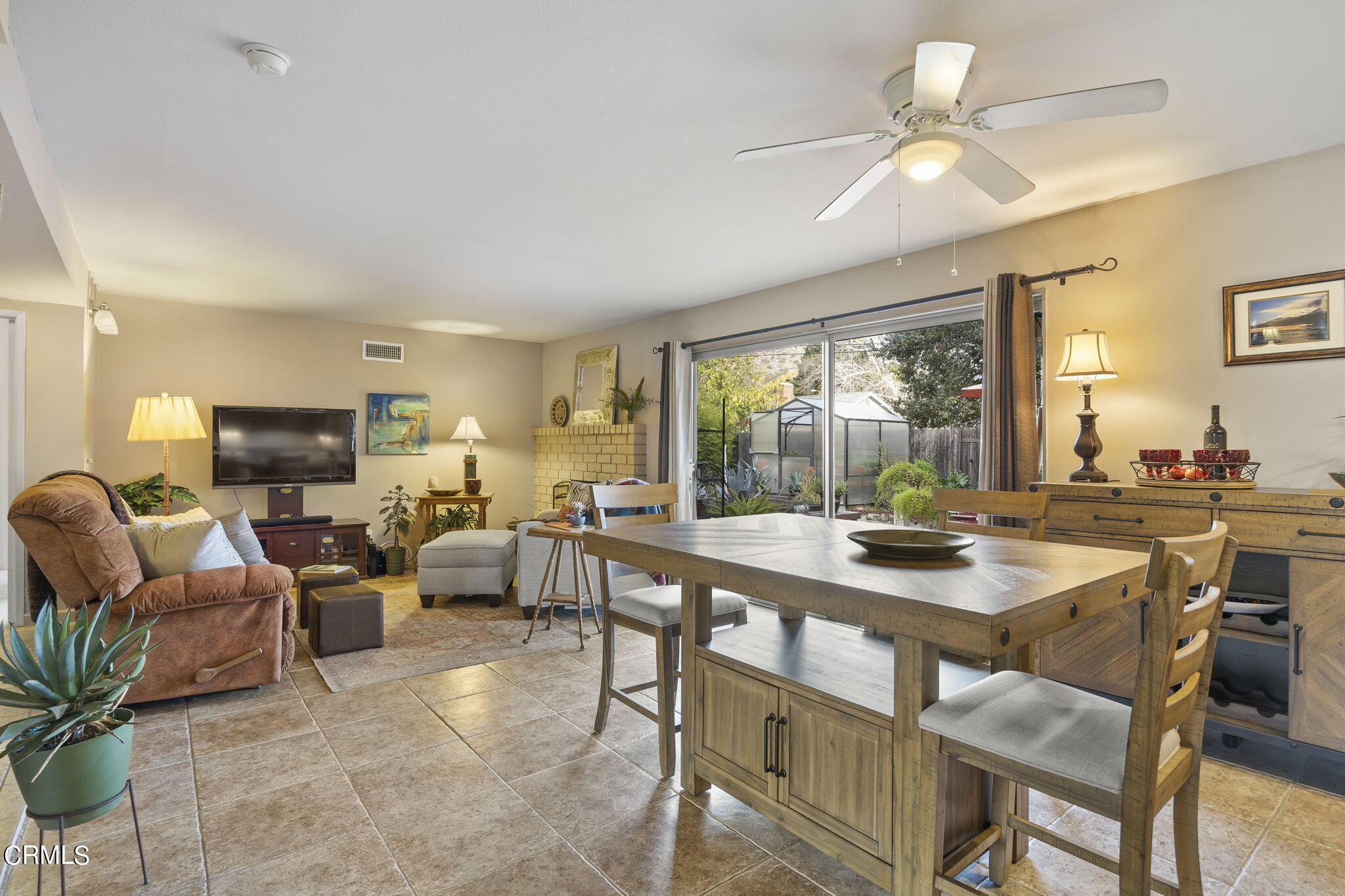1402 Meadowbrook Road Ojai, CA 93023 - Photo 19 of 31 a view of a dining room with furniture window and outside view