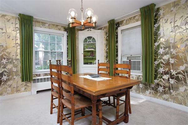 307 Russett Road Brookline, MA 02467 - Photo 3 of 5 a view of a dining room with furniture window and outside view