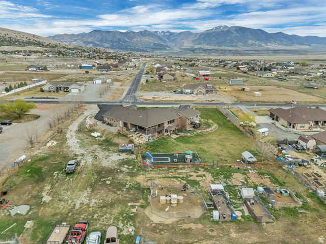 3054 West Ridgeline Road Stockton, UT 84071 - Photo 75 of 88 View of property location featuring a mountainous background and nearby suburban area