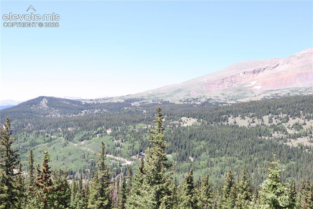 1480 Roberts Road Alma, CO 80420 - Photo 19 of 26 view from Hoosier Pass of the Switchbacks of Roberts Road.