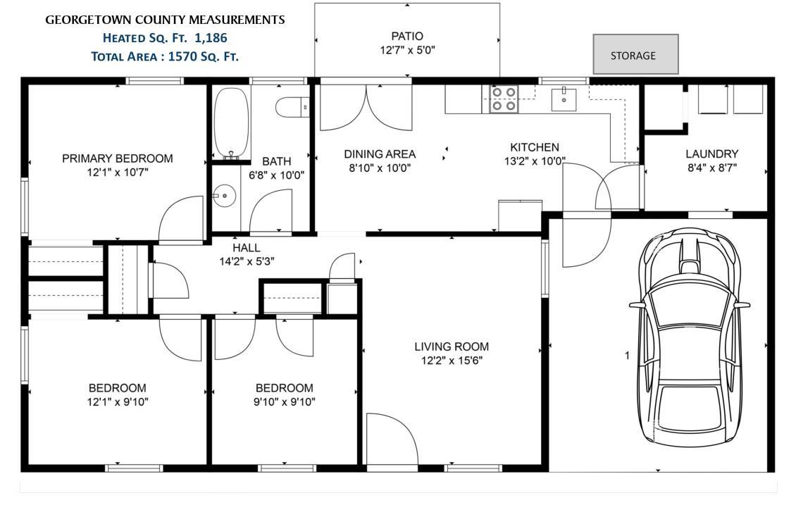 1607 Oak Street Georgetown, SC 29440 - Photo 23 of 31 View of room layout