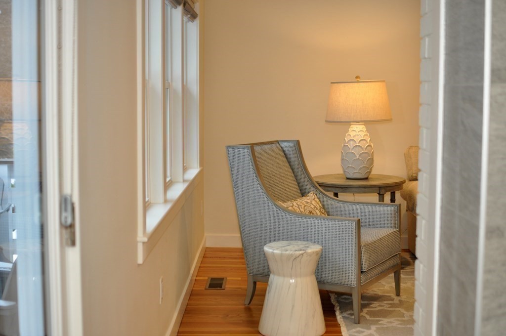 34 Fairbanks Road Lexington, MA 02421 - Photo 19 of 41 a view of a hallway with seating area