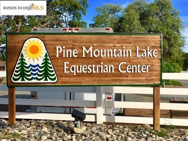 a view of outdoor space with sign board