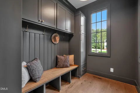a view of a bathroom with a shower and a sink