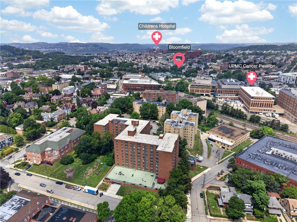 5 Bayard Road, Unit 309 Pittsburgh, PA 15213 - Photo 40 of 42 Panoramic views stretch across the city, blending urban energy with leafy residential charm.