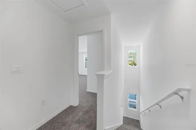 a view of a room with door