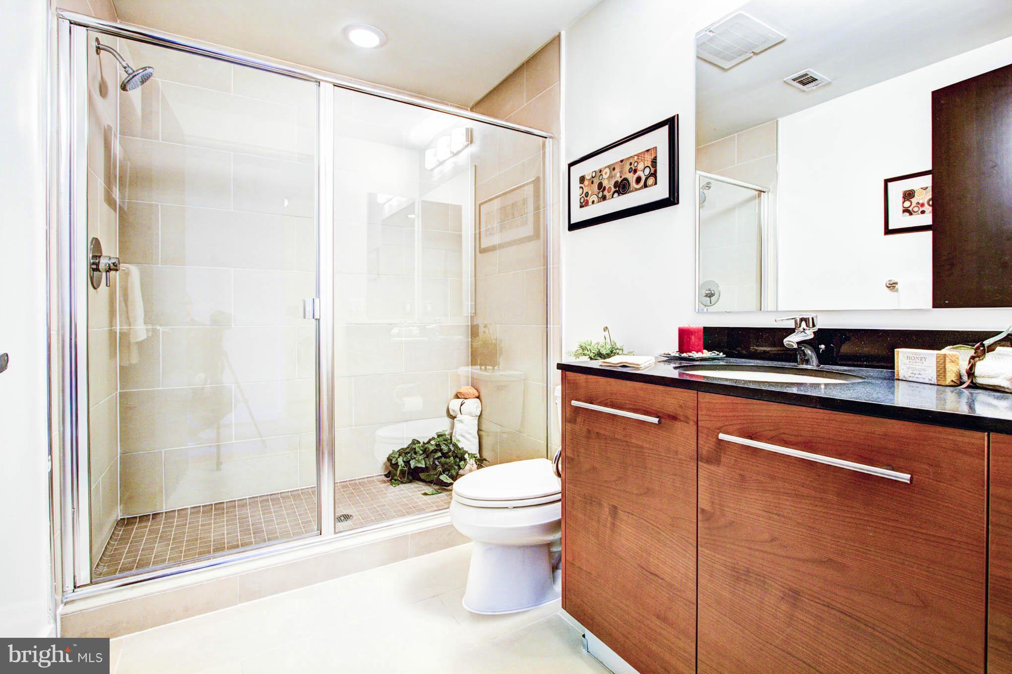 12025 New Dominion Parkway, Unit LL103 Reston, VA 20190 - Photo 4 of 30 a bath room with a toilet and a shower