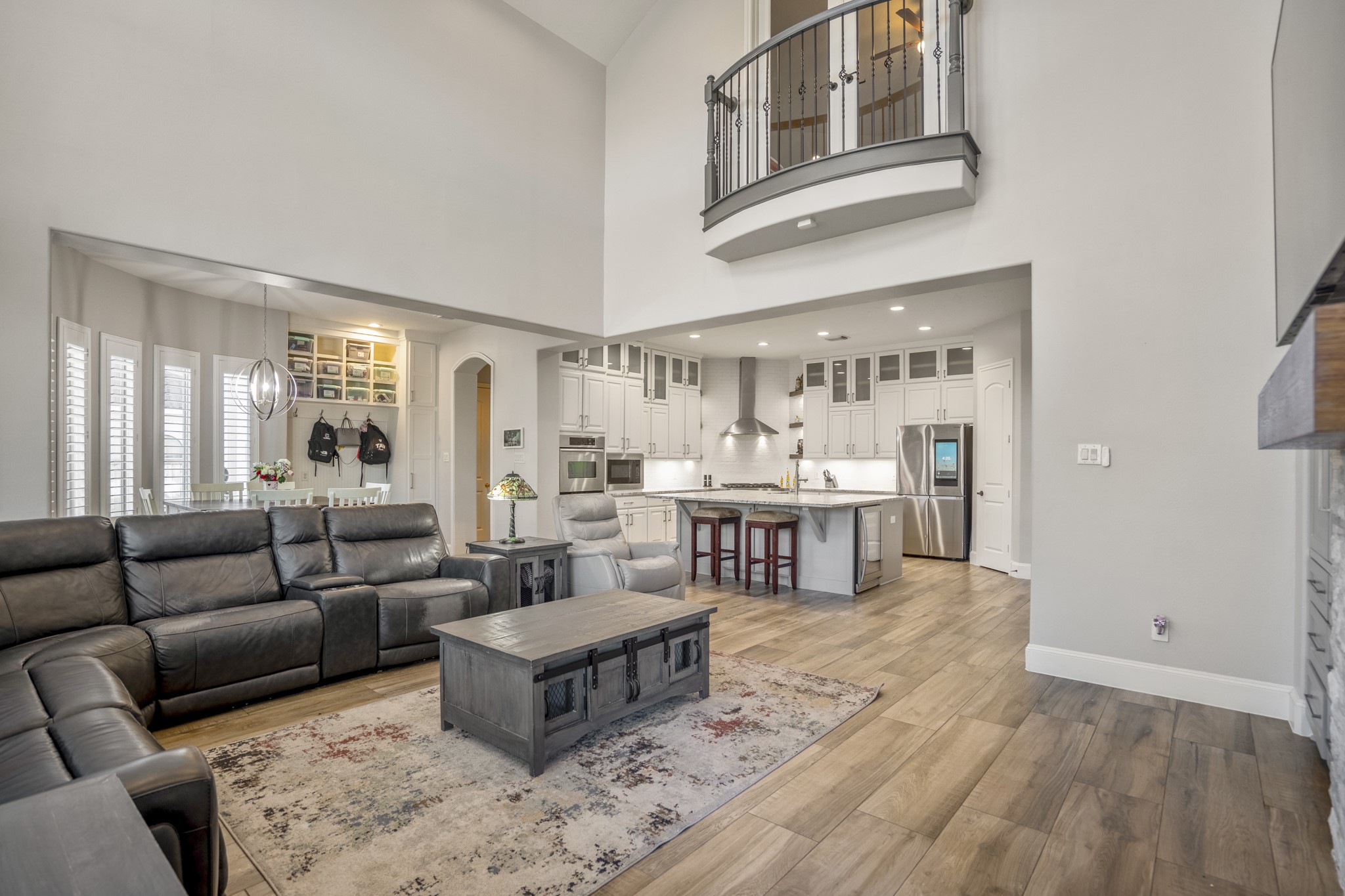 25606 Windy Isle Court Spring, TX 77389 - Photo 23 of 45 a living room with furniture and view of kitchen