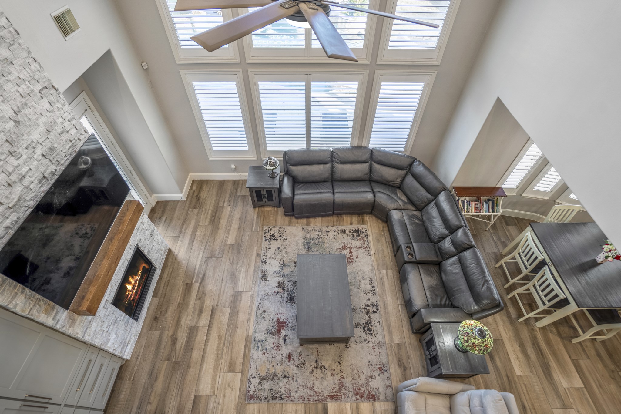 25606 Windy Isle Court Spring, TX 77389 - Photo 45 of 45 a living room with furniture and a fireplace