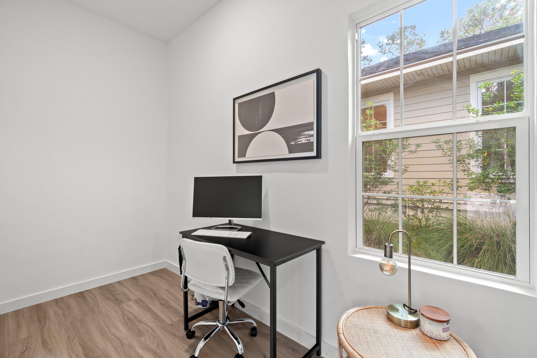 124 East Wild Blueberry Way Santa Rosa Beach, FL 32459 - Photo 26 of 38 a workspace with furniture and a window