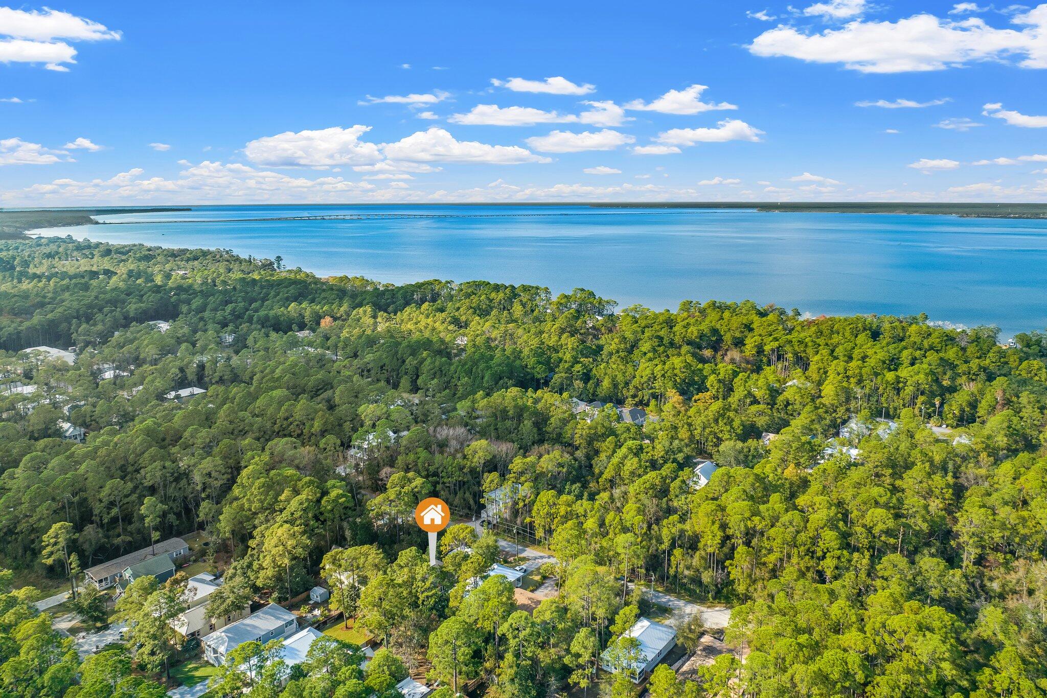 124 East Wild Blueberry Way Santa Rosa Beach, FL 32459 - Photo 37 of 38 a view of an ocean and beach