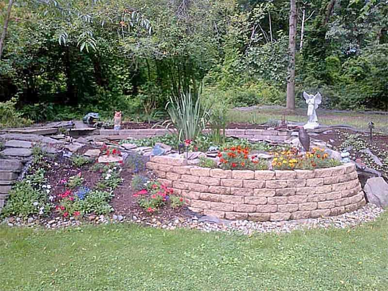218 Sunset Road Pittsburgh, PA 15237 - Photo 12 of 17 Yard/Garden. Relaxing pond can be viewed right from living room sliding glass door to patio.