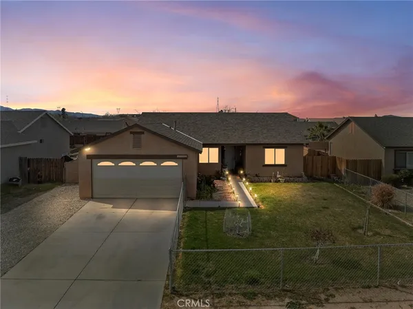 a view of a house with a patio
